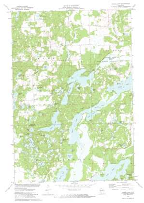 Chain Lake USGS topographic map 45091c4