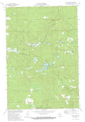 Bucks Lake USGS topographic map 45091e4