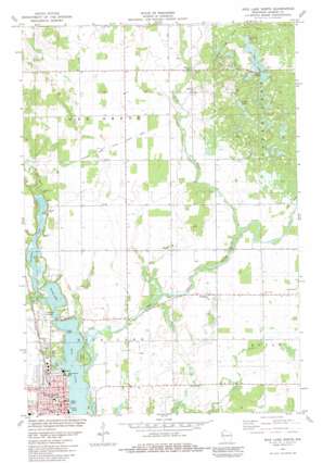Rice Lake North USGS topographic map 45091e6