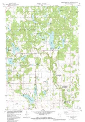 Lower Vermillion Lake USGS topographic map 45091e8