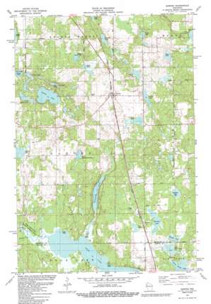 Sarona USGS topographic map 45091f7