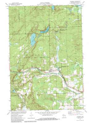 Couderay USGS topographic map 45091g3