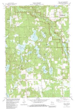 Dunn Lake USGS topographic map 45091h8