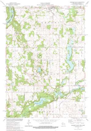 Somerset South topo map