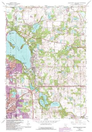 White Bear Lake East USGS topographic map 45092a8