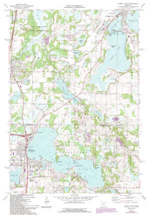 Forest Lake USGS topographic map 45092c8