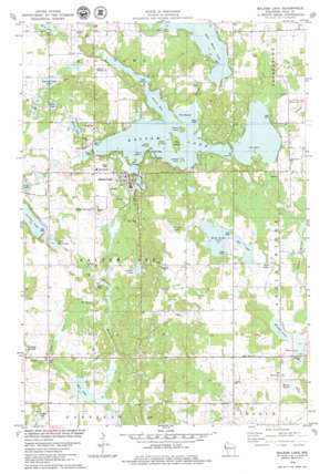 Balsam Lake USGS topographic map 45092d4