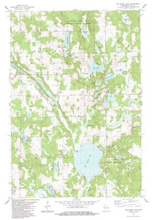 Big Round Lake USGS topographic map 45092e3
