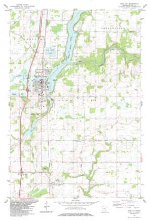 Pine City USGS topographic map 45092g8