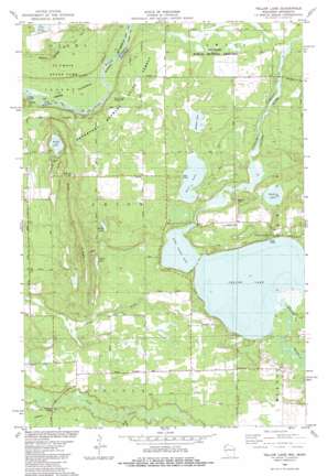 Yellow Lake USGS topographic map 45092h4