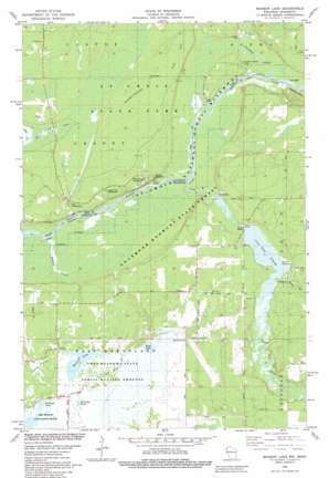 Monson Lake USGS topographic map 45092h5