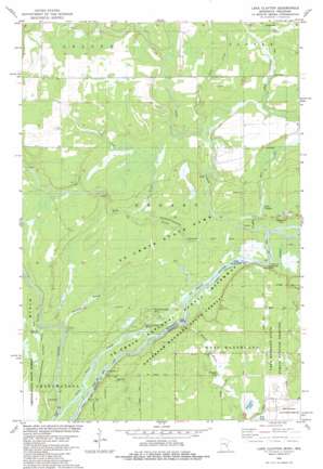 Lake Clayton USGS topographic map 45092h6