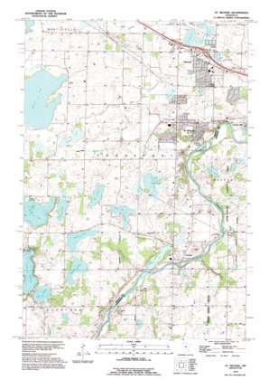Saint Michael USGS topographic map 45093b6