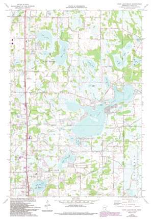 Coon Lake Beach USGS topographic map 45093c2
