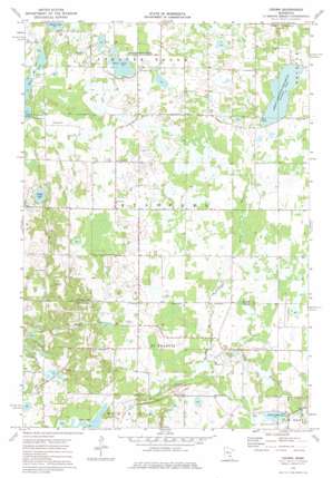 Crown USGS topographic map 45093d4