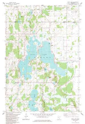 Rush Lake USGS topographic map 45093f1