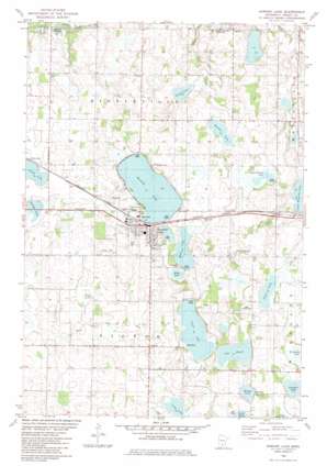 Howard Lake USGS topographic map 45094a1