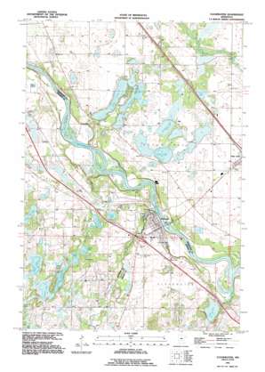 Clearwater topo map