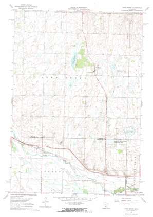 Lake Henry USGS topographic map 45094d7