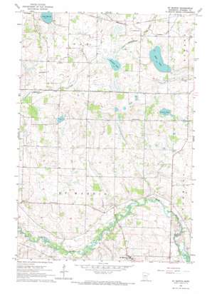Saint Martin USGS topographic map 45094e6