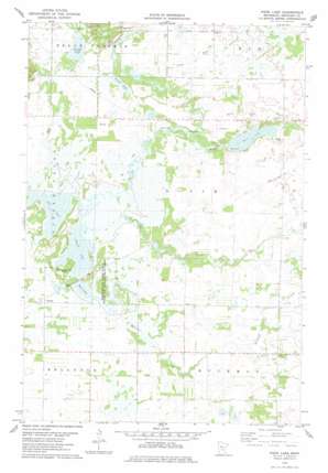 Pierz Lake USGS topographic map 45094h2