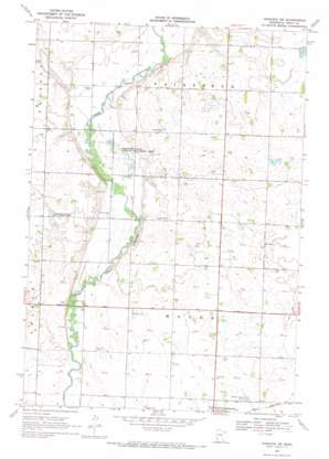 Hancock SW USGS topographic map 45095c8