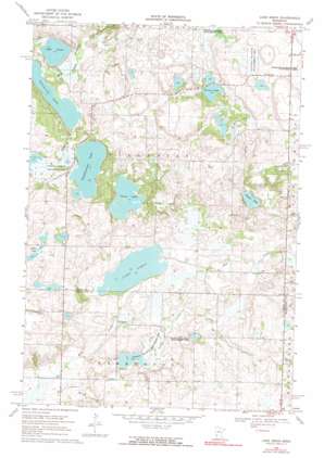 Lake Simon USGS topographic map 45095d3