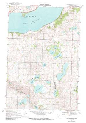 Lake Minnewaska topo map