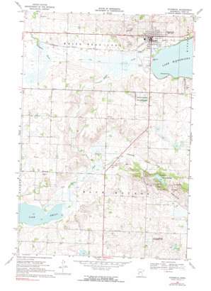 Starbuck USGS topographic map 45095e5