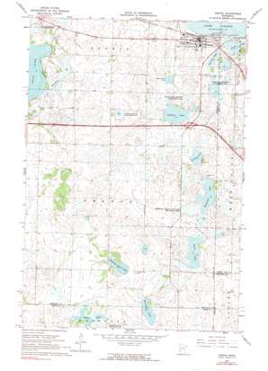 Osakis USGS topographic map 45095g2