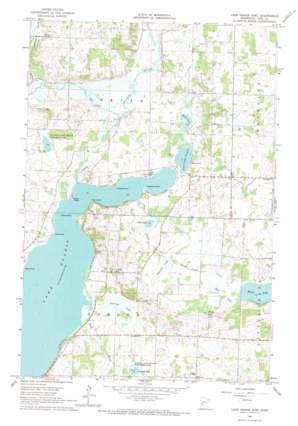Lake Osakis East USGS topographic map 45095h1