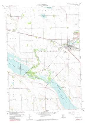 Appleton topo map
