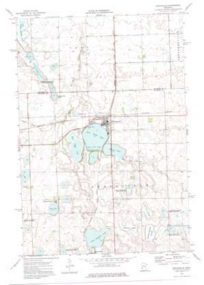 Graceville topo map