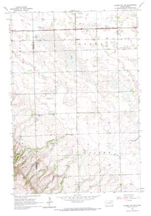 Claire City SW USGS topographic map 45097g2