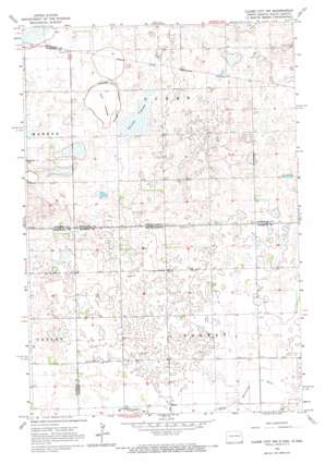 Claire City Nw topo map