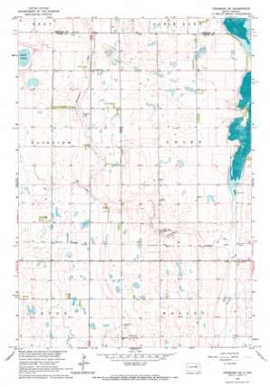 Cresbard Ne USGS topographic map 45098b7