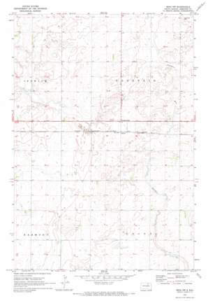Mina NW USGS topographic map 45098d8