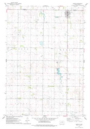 Hoven USGS topographic map 45099b7