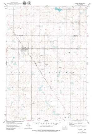 Hosmer USGS topographic map 45099e4