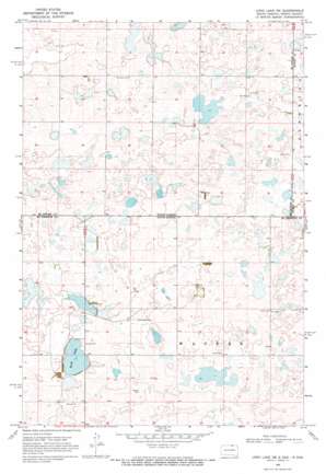 Long Lake Ne USGS topographic map 45099h1
