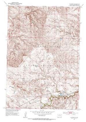 La Plant USGS topographic map 45100b6