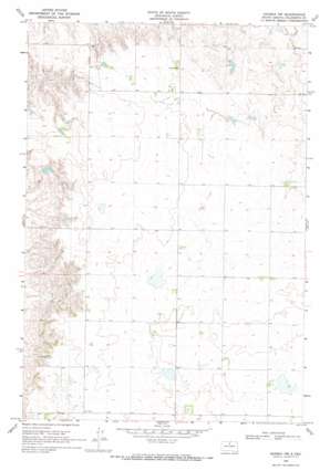 Akaska Nw USGS topographic map 45100d2