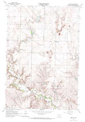 Mahto USGS topographic map 45100g6