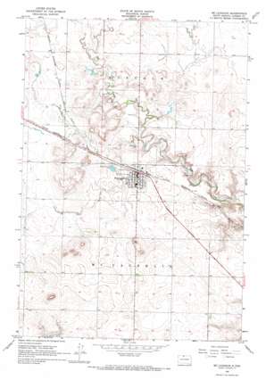 Mclaughlin USGS topographic map 45100g7
