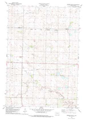 Brewer Butte topo map