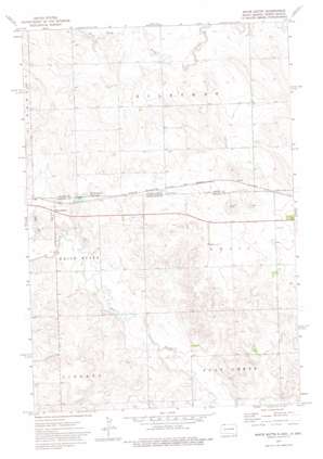 White Butte topo map