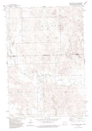 Cow Butte Ne USGS topographic map 45102h7