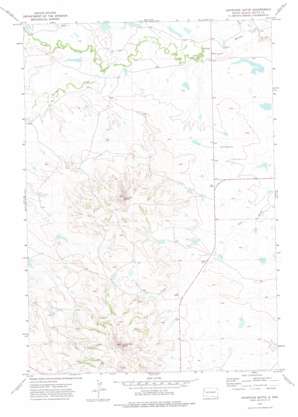 Haystack Butte topo map