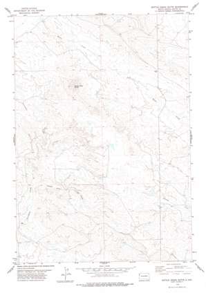Battle Creek Butte USGS topographic map 45103a7