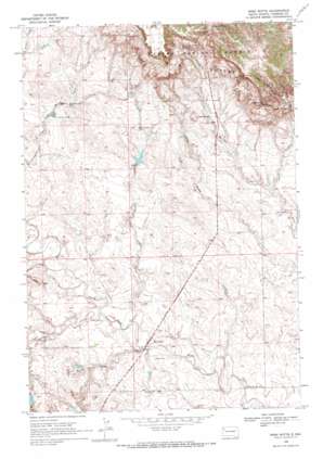 Irish Butte topo map